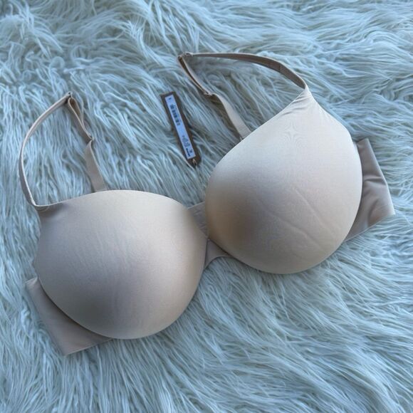 Skims Ultimate Push up Plunge Bra Sand Size 44D - Picture 2 of 6